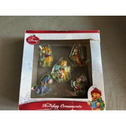 Set of 4 Flat Pooh Ornaments