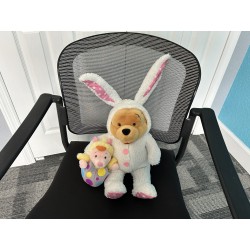 11" Pooh Easter Bunny Plush...